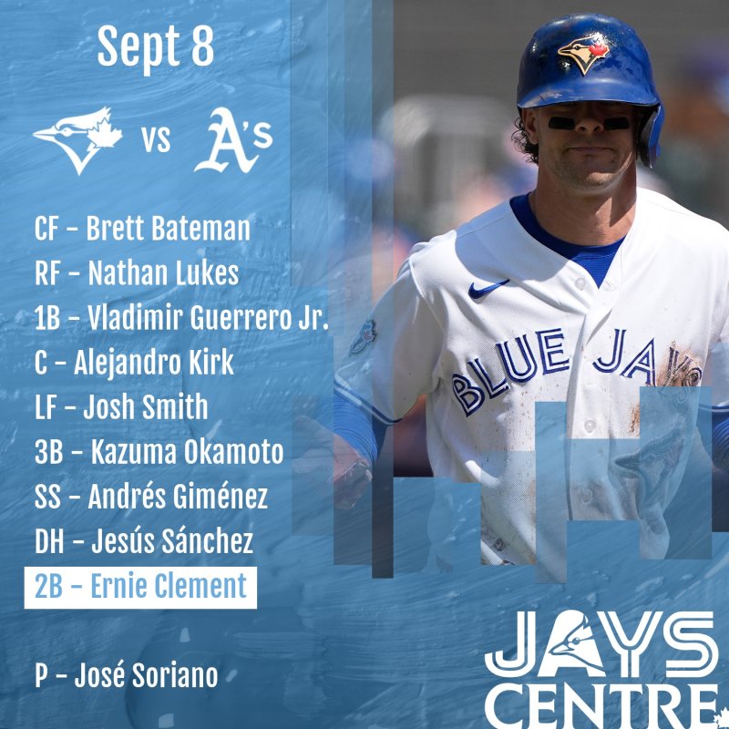 Lineup: Sept 8