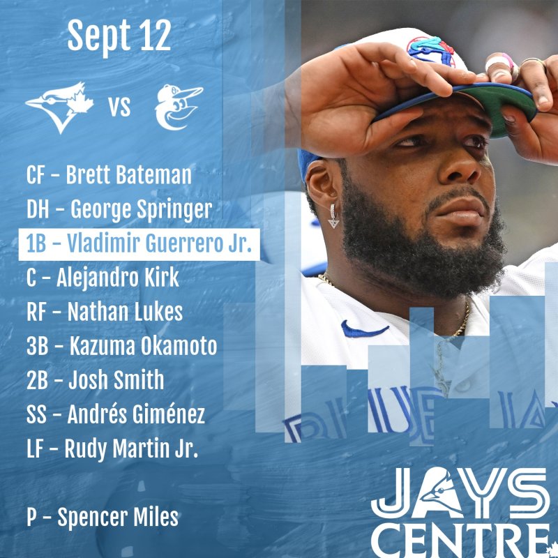 Lineup: Sept 12